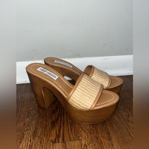Vintage Steve Madden Wood Wedges